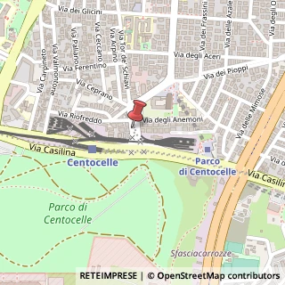 Mappa Via di Tor de' Schiavi,  13, 00172 Roma, Roma (Lazio)