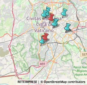Mappa Circonvallazione Gianicolense, 00152 Roma RM, Italia (3.62)