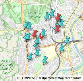 Mappa Circonvallazione Gianicolense, 00152 Roma RM, Italia (0.88)