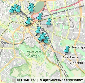 Mappa Piazza di Santa Maria Ausiliatrice, 00181 Roma RM, Italia (2.07214)