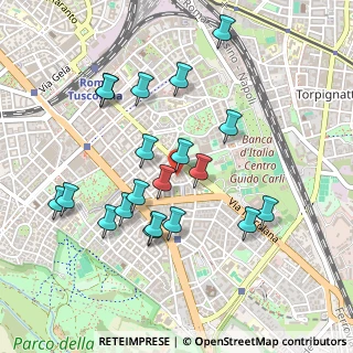 Mappa Largo Orazi e Curiazi, 00181 Roma RM, Italia (0.4945)