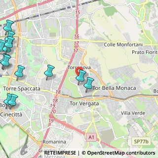 Mappa Via Merope, 00133 Roma RM, Italia (3.66385)