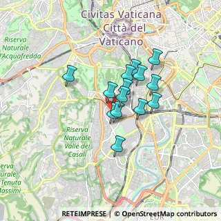 Mappa Via Emilio Lami, 00151 Roma RM, Italia (1.24357)