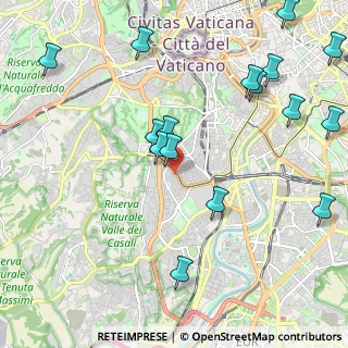 Mappa Via Emilio Lami, 00151 Roma RM, Italia (2.74563)