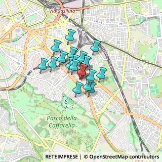 Mappa Via Coriolano, 00181 Roma RM, Italia (0.5275)