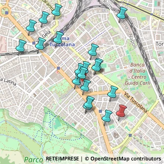Mappa Via Coriolano, 00181 Roma RM, Italia (0.506)