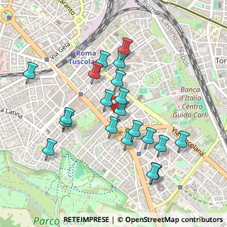 Mappa Via Coriolano, 00181 Roma RM, Italia (0.474)