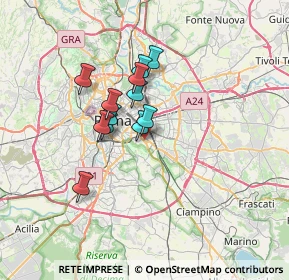 Mappa Via Turno, 00181 Roma RM, Italia (5.24583)