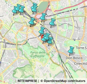 Mappa Via Turno, 00181 Roma RM, Italia (2.00857)