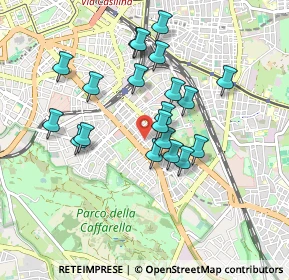 Mappa Via Turno, 00181 Roma RM, Italia (0.838)