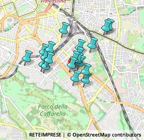 Mappa Via Turno, 00181 Roma RM, Italia (0.6675)