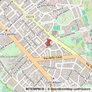 Mappa Via Manlio Torquato,  25/27/29, 00181 Roma, Roma (Lazio)