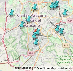 Mappa Roma Trastevere, 00152 Roma RM, Italia (4.47714)