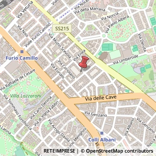 Mappa Via Muzio Scevola, 41, 00181 Roma, Roma (Lazio)