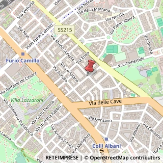 Mappa Via di Santa Maria Ausiliatrice, 44, 00181 Roma, Roma (Lazio)