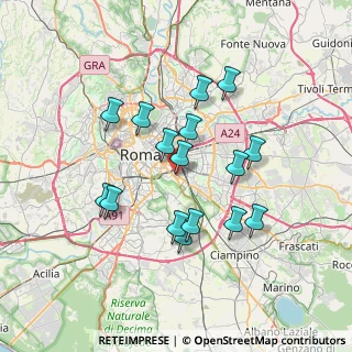 Mappa Via Santa Maria Ausiliatrice, 00181 Roma RM, Italia (6.72125)