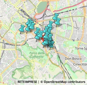 Mappa Via Santa Maria Ausiliatrice, 00181 Roma RM, Italia (1.0805)