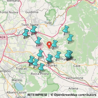 Mappa 00010 Gallicano Nel Lazio RM, Italia (7.4815)