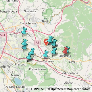 Mappa 00010 Gallicano Nel Lazio RM, Italia (6.31765)