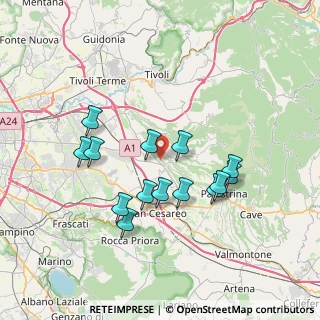 Mappa 00010 Gallicano Nel Lazio RM, Italia (7.03714)