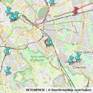 Mappa Via Evandro, 00181 Roma RM, Italia (3.68182)