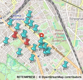 Mappa Via Evandro, 00181 Roma RM, Italia (0.528)
