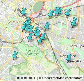 Mappa Via Evandro, 00181 Roma RM, Italia (2.0445)