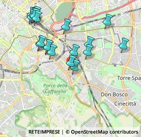 Mappa Via Evandro, 00181 Roma RM, Italia (2.226)