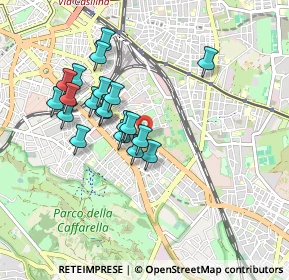 Mappa Via Evandro, 00181 Roma RM, Italia (0.8365)