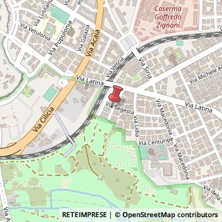 Mappa Via Segesta, 6, 00179 Roma, Roma (Lazio)