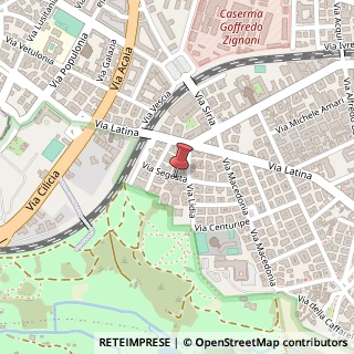 Mappa Via Segesta, 18, 00179 Roma, Roma (Lazio)
