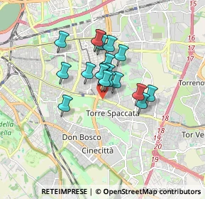 Mappa Via Casilina, 00172 Roma RM, Italia (1.27421)