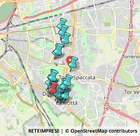 Mappa Via Casilina, 00172 Roma RM, Italia (1.686)
