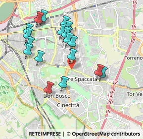 Mappa Via Casilina, 00172 Roma RM, Italia (2.0895)