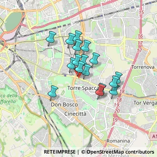 Mappa Via Casilina, 00172 Roma RM, Italia (1.40588)