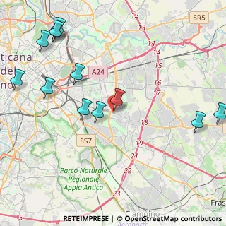 Mappa Via Casilina, 00172 Roma RM, Italia (5.62333)