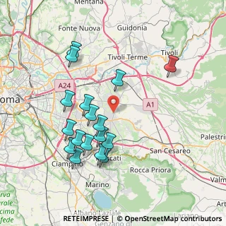 Mappa Via Bagaladi, 00132 Roma RM, Italia (7.97941)