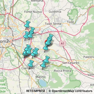 Mappa Via Bagaladi, 00132 Roma RM, Italia (7.02389)