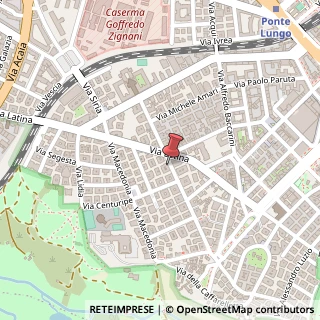 Mappa Via Tommaso da Celano, 107, 00179 Roma, Roma (Lazio)