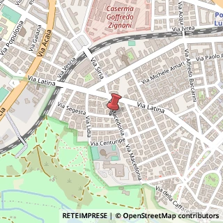 Mappa Via Segesta,  57, 00179 Roma, Roma (Lazio)