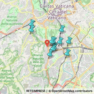 Mappa Via Maddalena Raineri, 00151 Roma RM, Italia (1.36091)