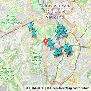 Mappa Via Maddalena Raineri, 00151 Roma RM, Italia (1.69412)