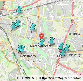 Mappa Viale della Bella Villa, 00172 Roma RM, Italia (2.15333)