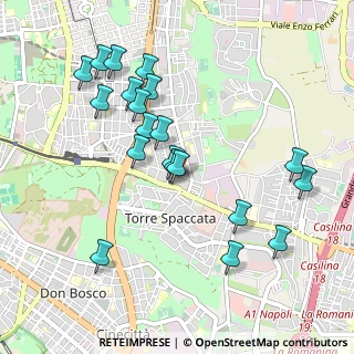 Mappa Viale della Bella Villa, 00172 Roma RM, Italia (1.0525)