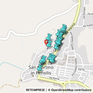 Mappa Via Santa Lucia, 86046 San Martino in Pensilis CB, Italia (0.16154)