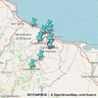 Mappa Via Santa Lucia, 86046 San Martino in Pensilis CB, Italia (10.745)