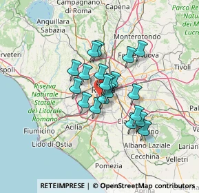 Mappa Via Angelo Bellani, 00153 Roma RM, Italia (9.5715)