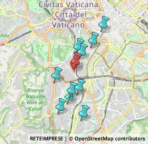 Mappa Via Francesco Cornaro, 00152 Roma RM, Italia (1.57545)