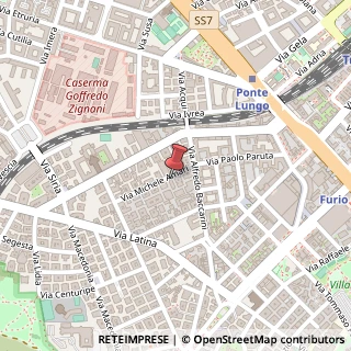 Mappa Via Michele Amari, 17, 00179 Roma, Roma (Lazio)