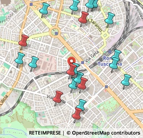 Mappa Via Cividale del Friuli, 00183 Roma RM, Italia (0.611)